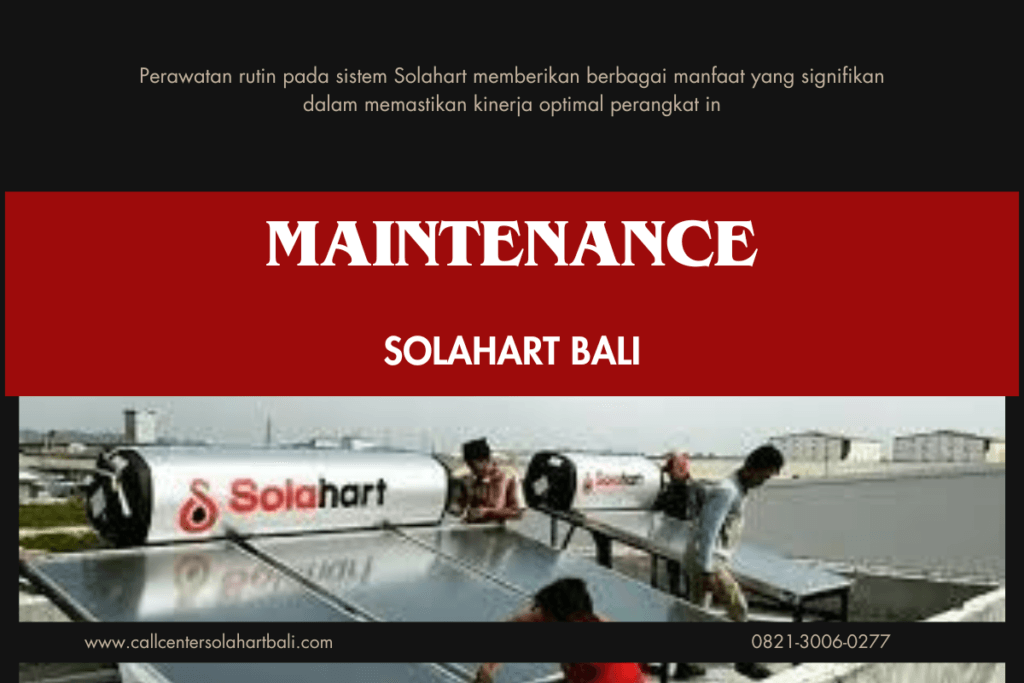 Perawatan Rutin Solahart Bali